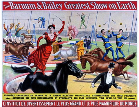 Barnum & Bailey Circus en France en 1902 - Circus Parade
